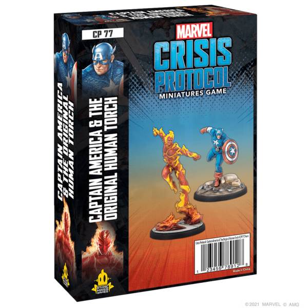 Marvel Crisis Protocol: Captain America & The Original Human Torch